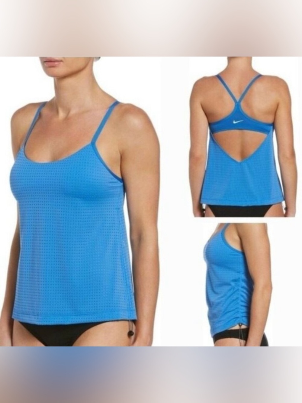 Nike Layered Mesh Tankini Top NWT - L